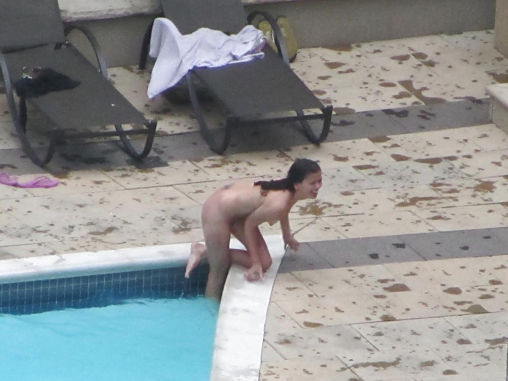 20P Skinny Dipping - Toronto Ontario Canada Poolside