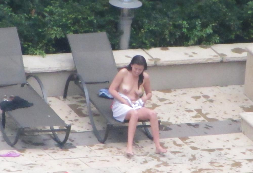 20P Skinny Dipping - Toronto Ontario Canada Poolside