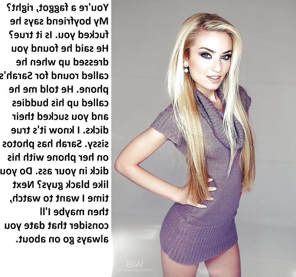 25P Sissy fagoot captions 