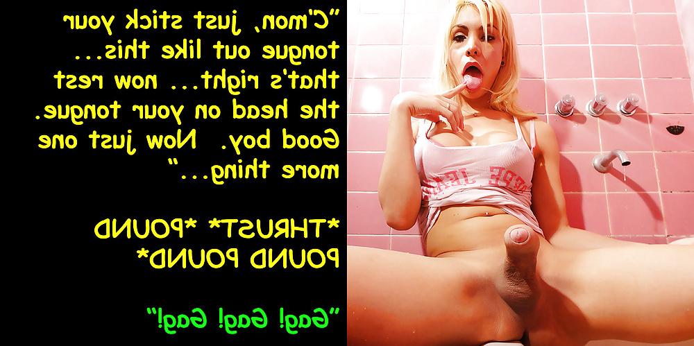 17P Shemale Cocksucker Captions 8