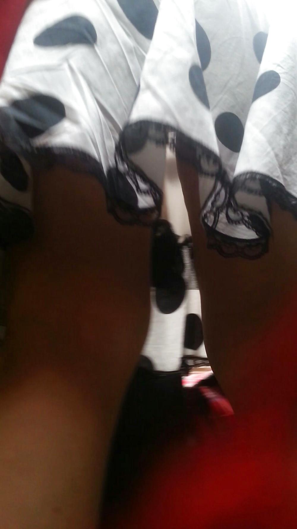 13P Spy sexy mature skirt romanian