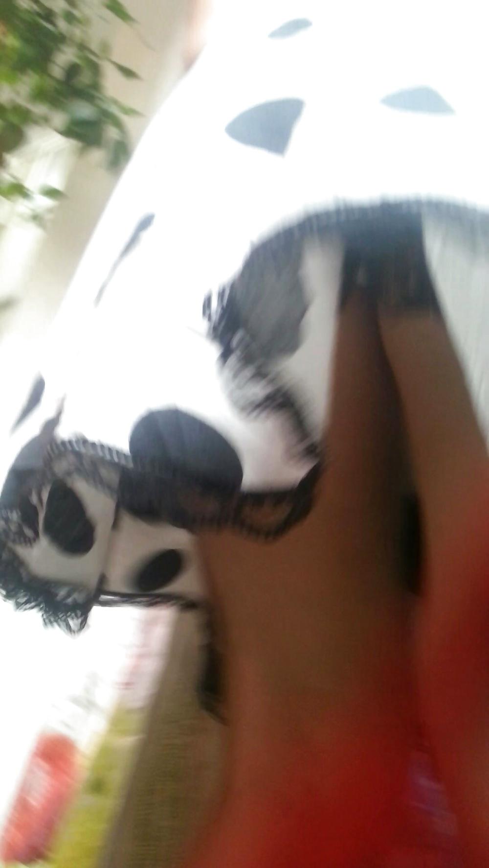 13P Spy sexy mature skirt romanian