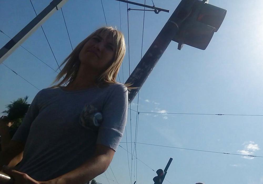 21P Spy sexy blonde romanian