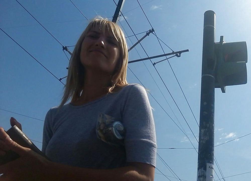 21P Spy sexy blonde romanian