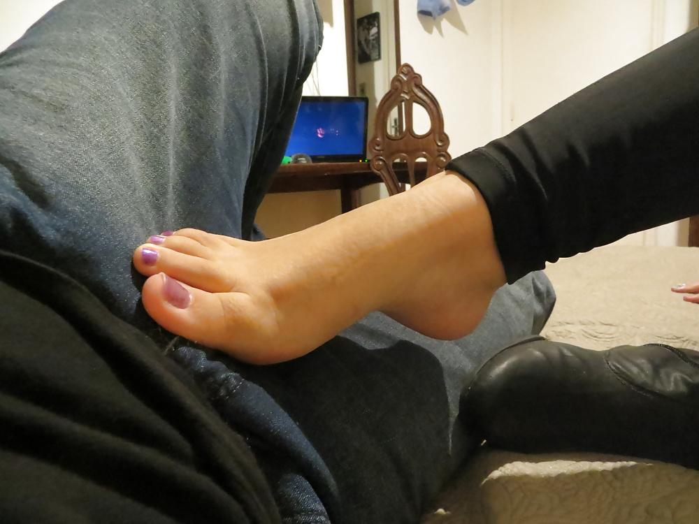 10P Feet of my friend