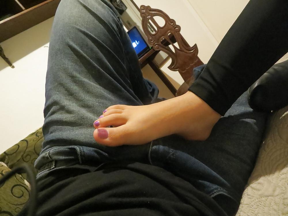 10P Feet of my friend