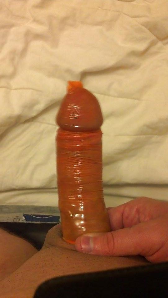 4P Mein Penis im Kondom