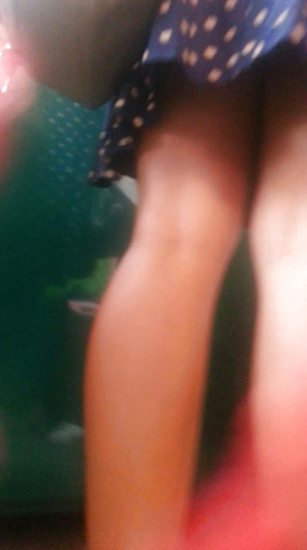 8P Spy sexy mature skirt romanian