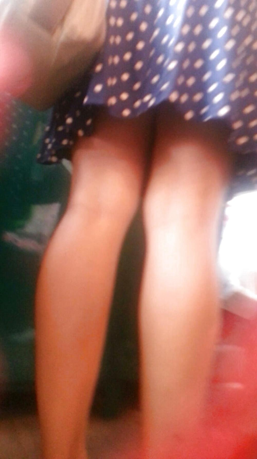 8P Spy sexy mature skirt romanian
