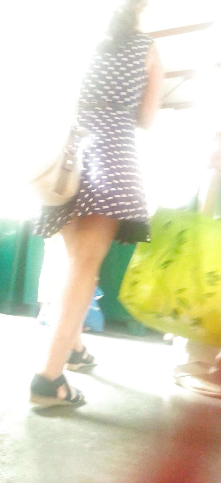 8P Spy sexy mature skirt romanian