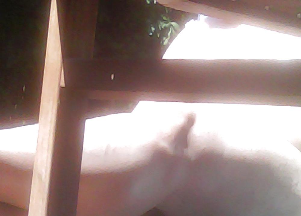 8P My wife secretly on the terraced2