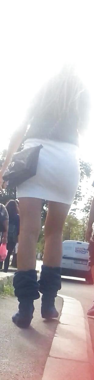 12P Spy hot blonde teens skirt romanian