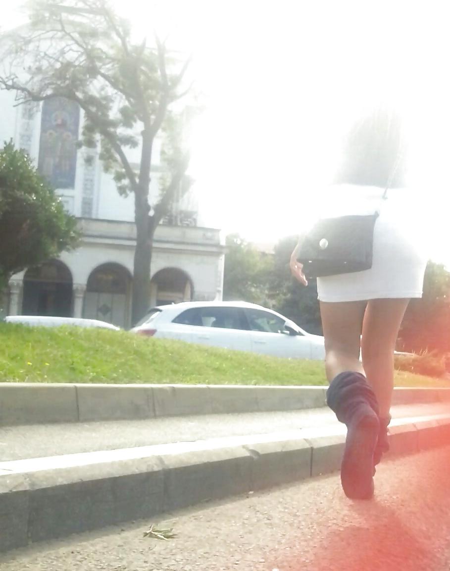 12P Spy hot blonde teens skirt romanian