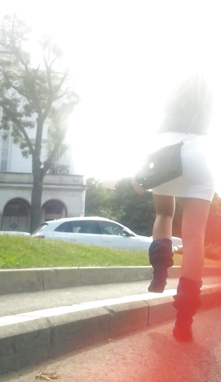 12P Spy hot blonde teens skirt romanian