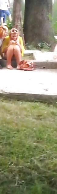 6P Spy sexy teens upskirt romanian