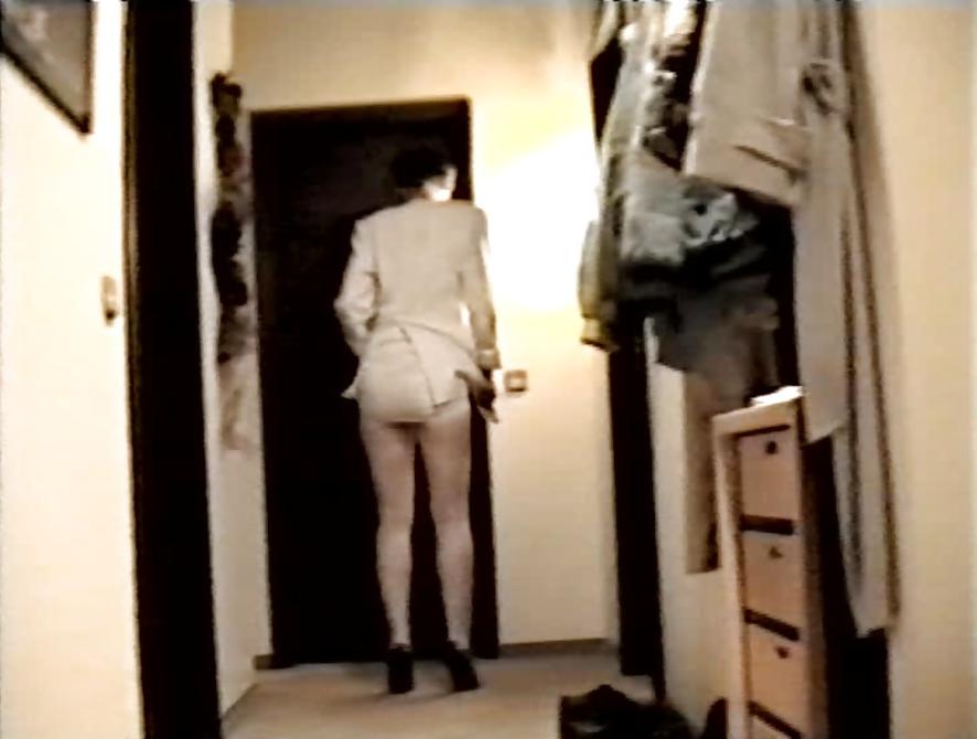 12P SAG - Long Legged Babe White Tight Skirt 04
