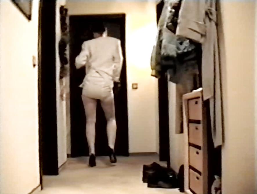 12P SAG - Long Legged Babe White Tight Skirt 04
