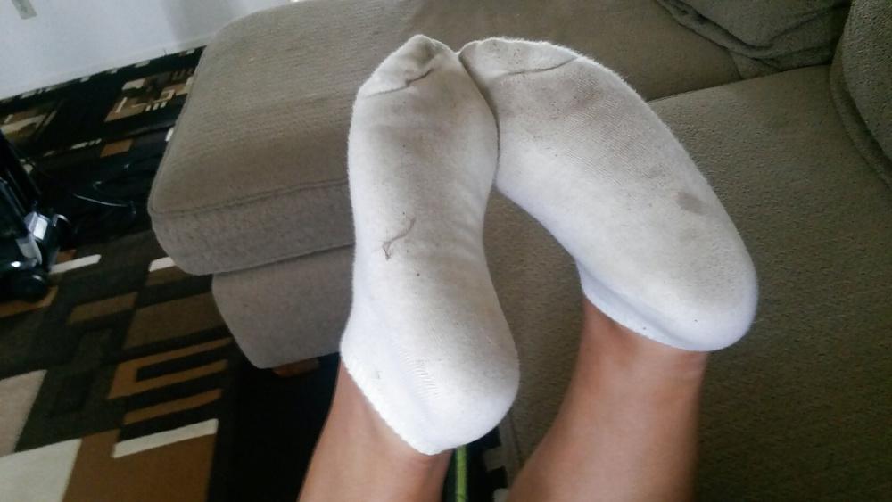 23P Latina friend stinky socks and pussy