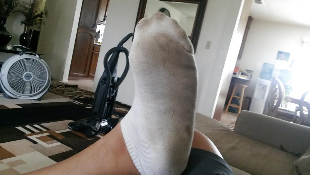 23P Latina friend stinky socks and pussy