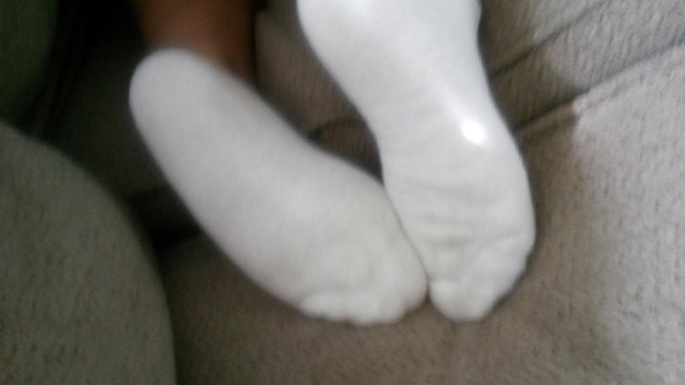 23P Latina friend stinky socks and pussy