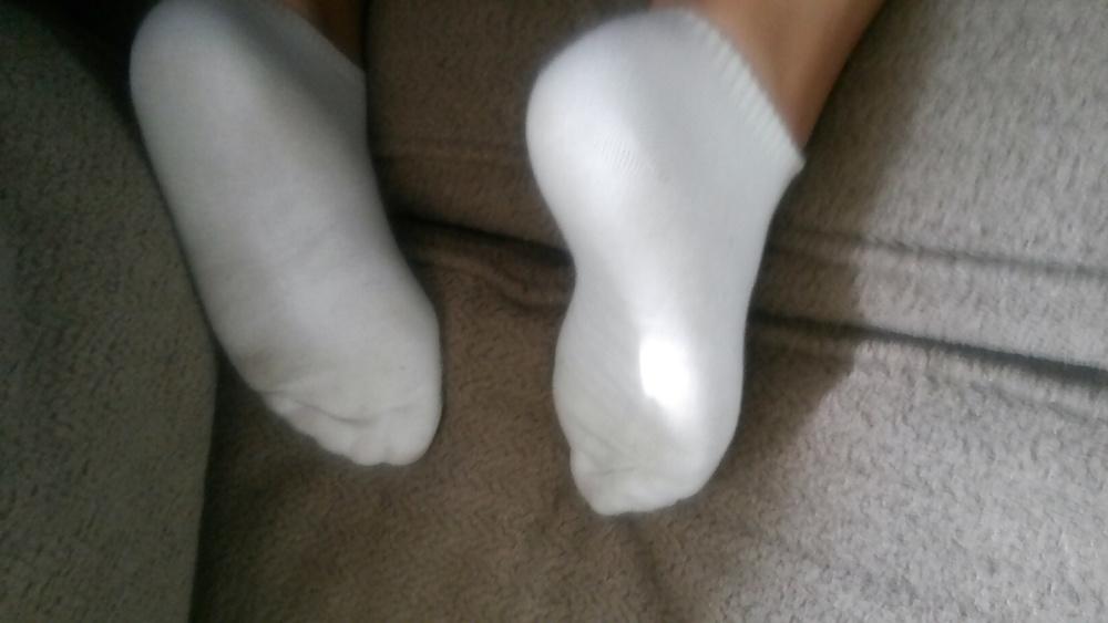 23P Latina friend stinky socks and pussy