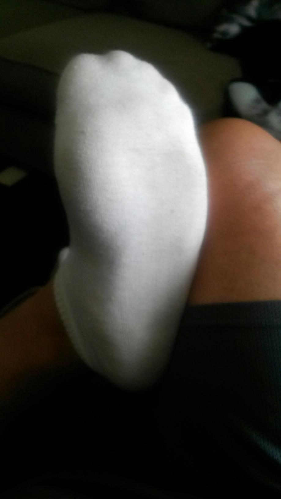 23P Latina friend stinky socks and pussy