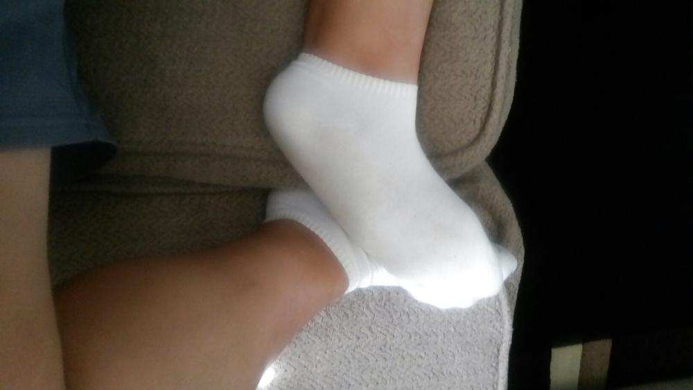23P Latina friend stinky socks and pussy