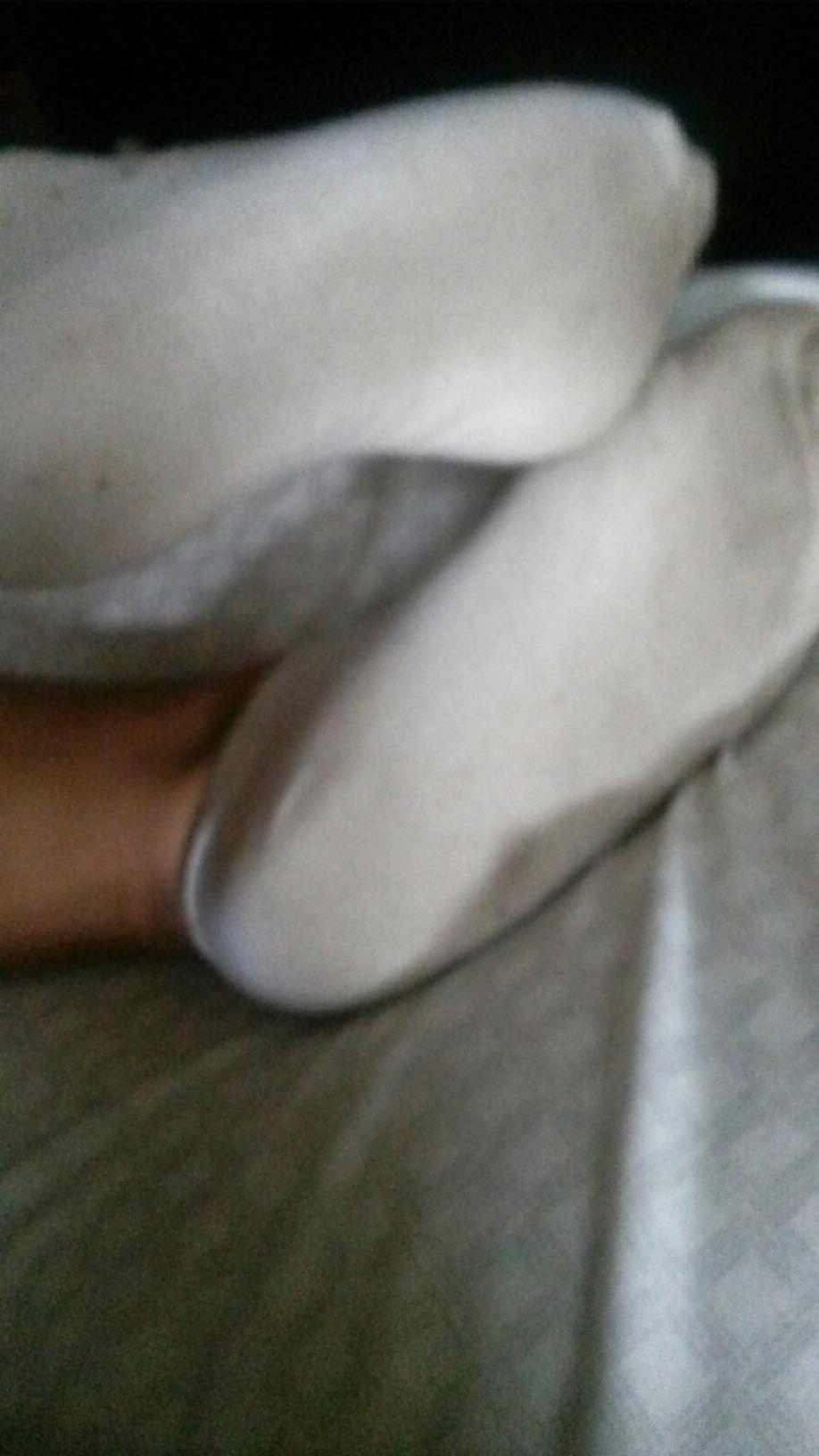 23P Latina friend stinky socks and pussy