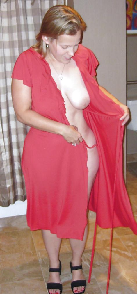 17P Young buxom wife exposing herself