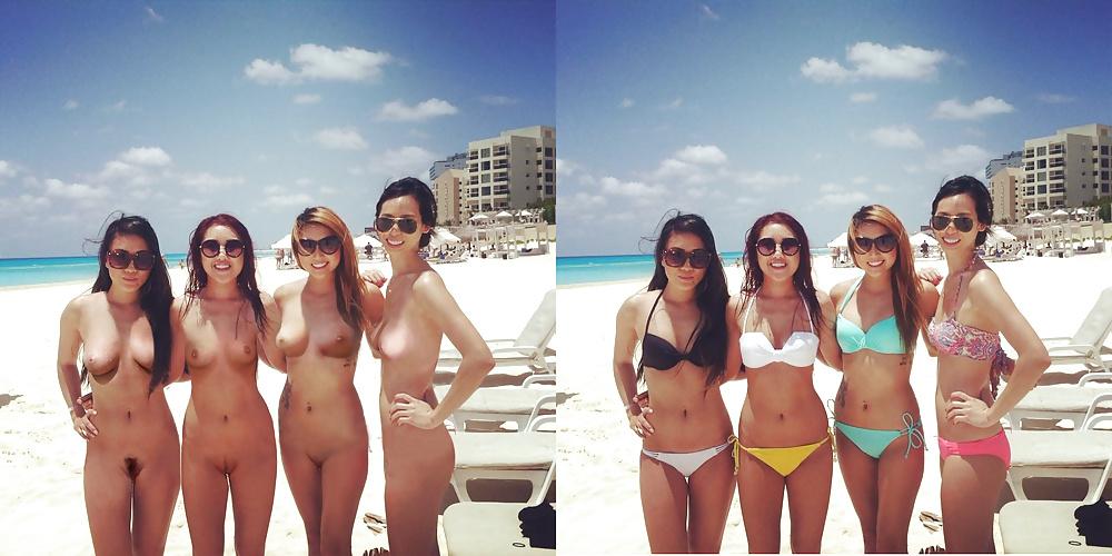 19P Funny fakes dressed undressed.