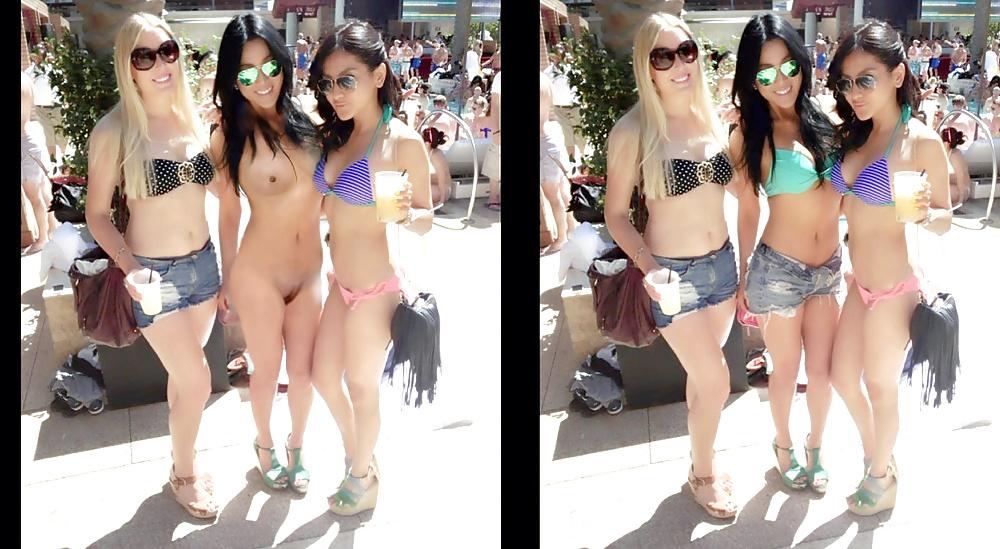 19P Funny fakes dressed undressed.