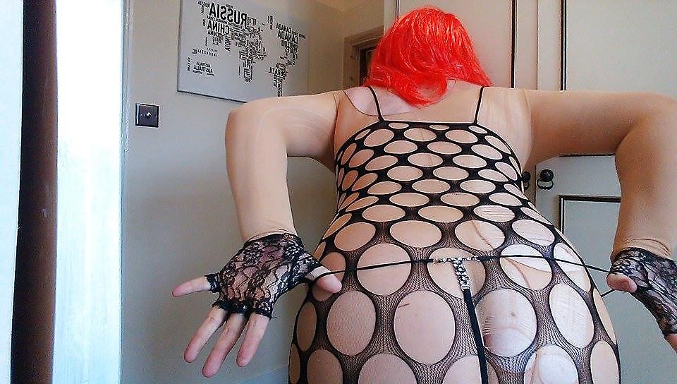 18P Slutty Bodystocking and Diamante G-string