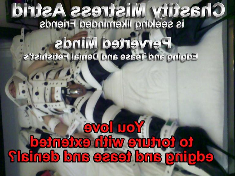 23P Chastity, Mistress Astrid's captions
