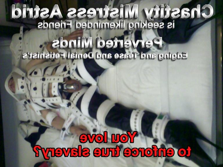 23P Chastity, Mistress Astrid's captions