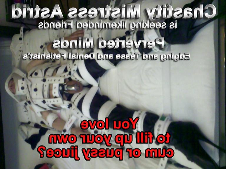 23P Chastity, Mistress Astrid's captions