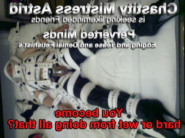 23P Chastity, Mistress Astrid's captions