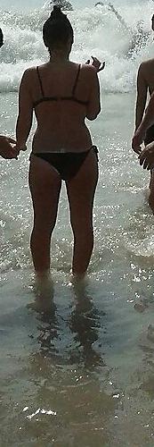 25P Spy sexy teens ass summer beach romanian