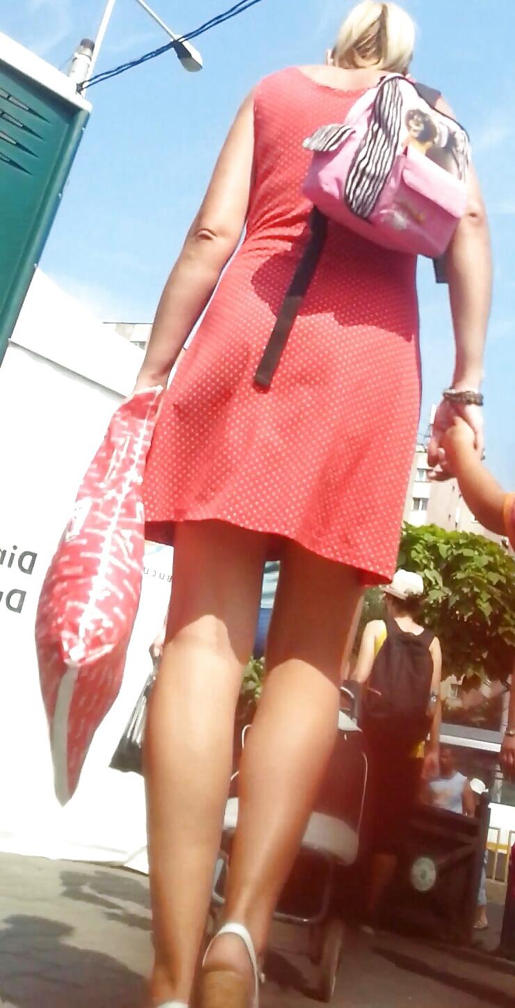 7P Spy sexy mature skirt romanian