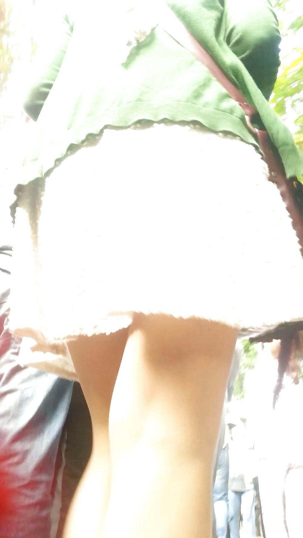 11P Spy sexy teens nylon and skirt romanian-cu banda 