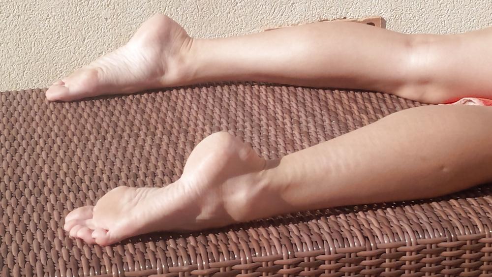 10P My naked feet on holiday