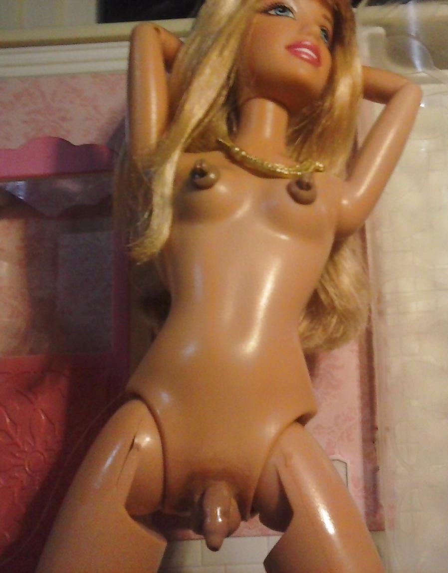 19P Custom Doll OOAK Shemale Barbie Spread Ass and Cock