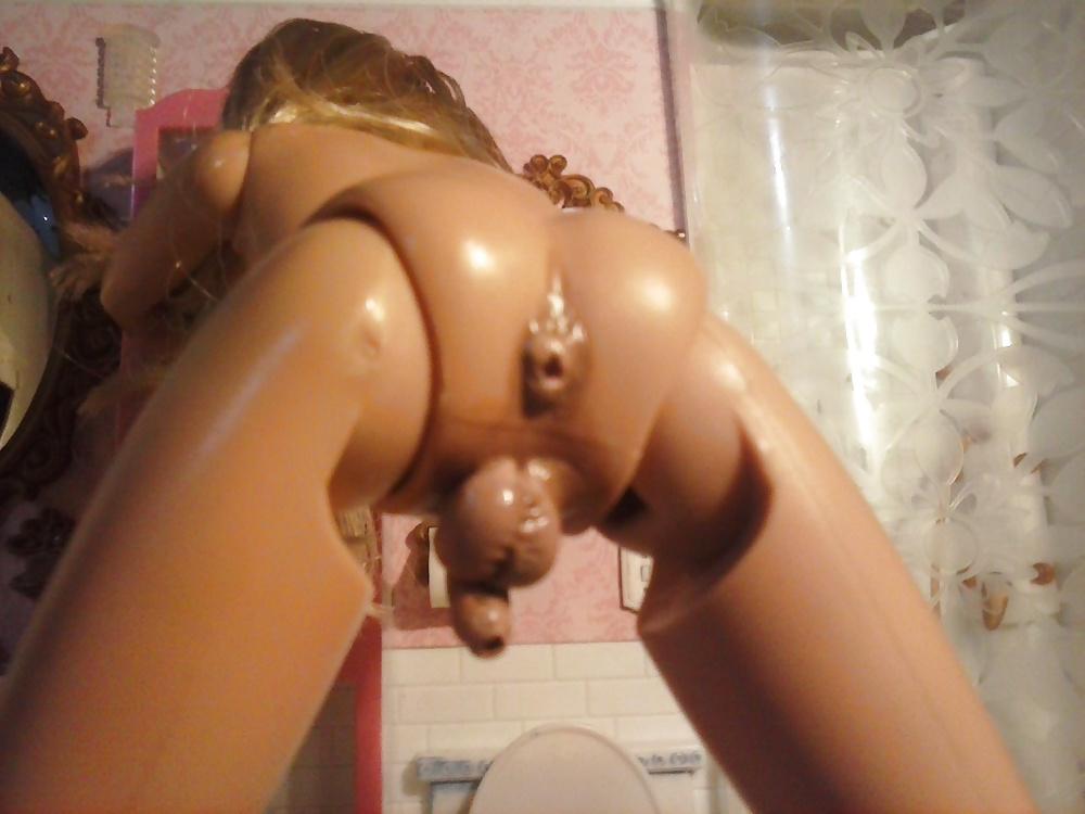 19P Custom Doll OOAK Shemale Barbie Spread Ass and Cock