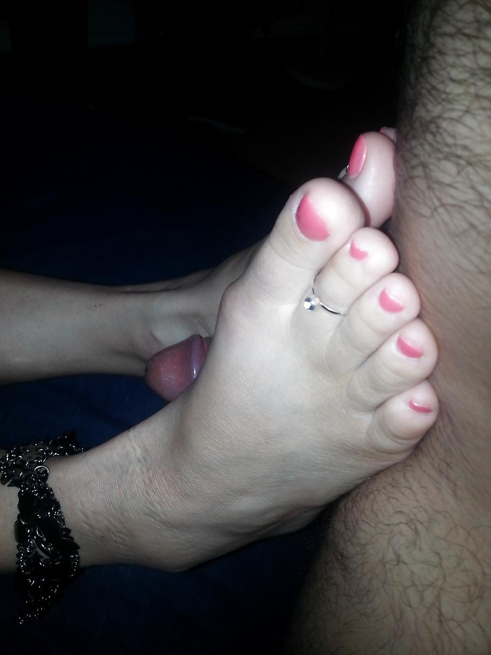 11P Foot time with friend's MILFY mom