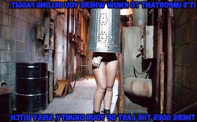 14P Homemade degrading sissy captions album 2