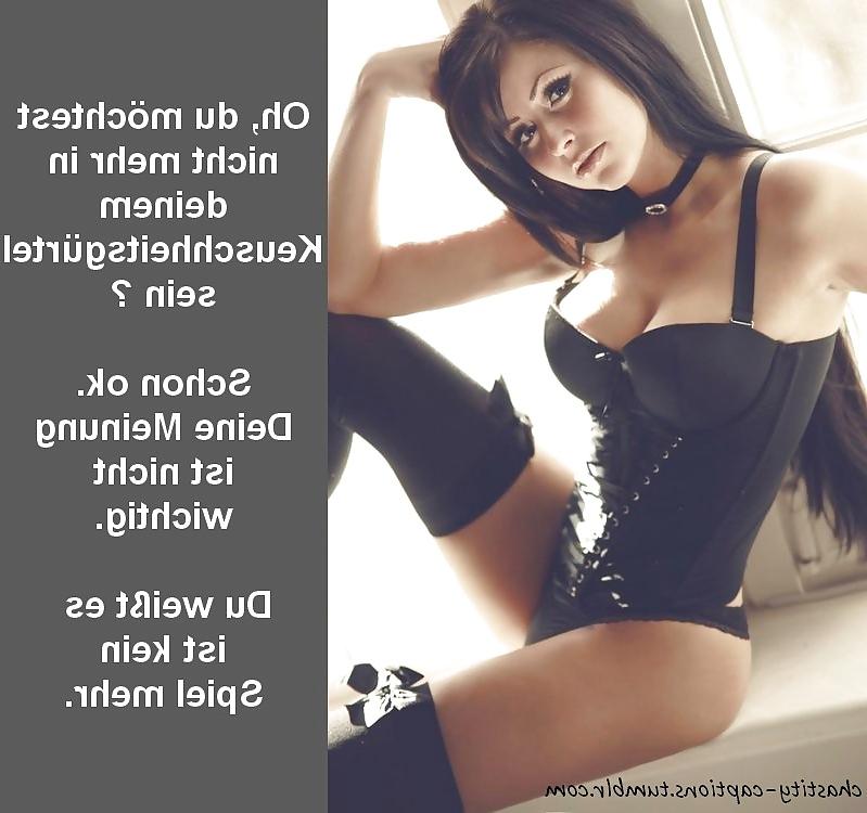 25P Deutsche chastity captions
