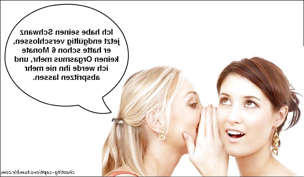 25P Deutsche chastity captions