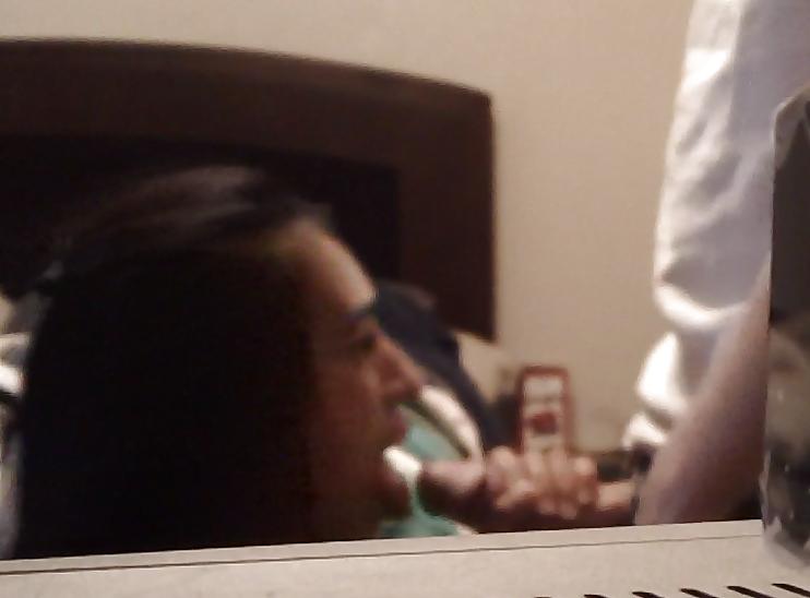 10P More roomate gf sucking my dick on hid cam