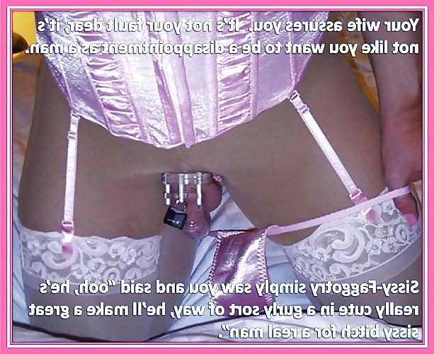 25P Sissy and cuckhold captions 3