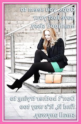 25P Sissy and cuckhold captions 3