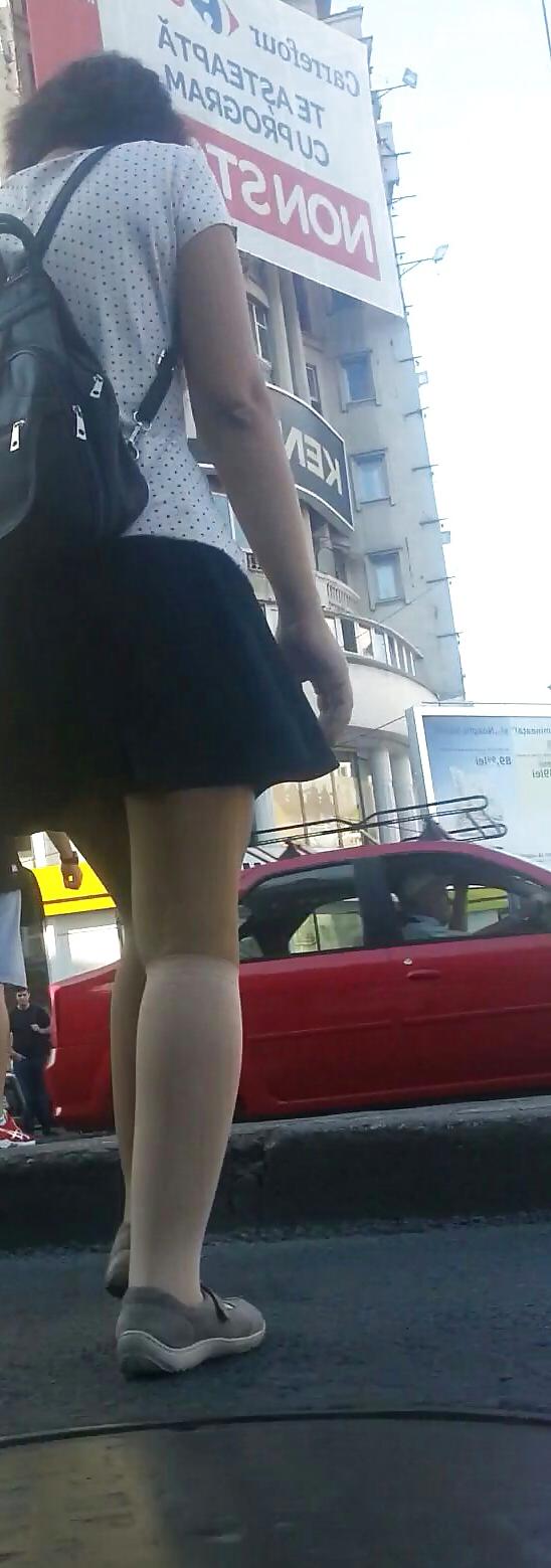 6P Spy sexy teens skirt romanian